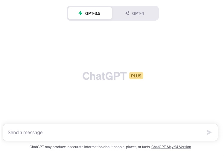 ChatGPTの入力画面